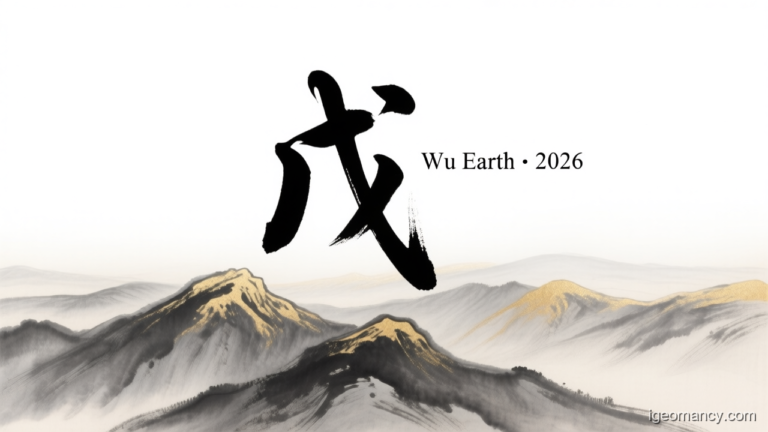 Wu Yang Earth Day Master BaZi Forecast: August 12, 2026 — 戊午 Earth Horse Day | iGeomancy