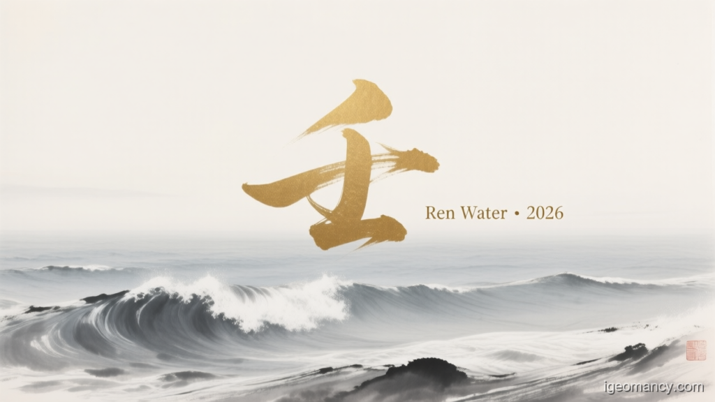 Ren Water · 2026 — Ren Yang Water Day Master BaZi Forecast: August 12, 2026 — 戊午 Earth Horse Day | iGeomancy