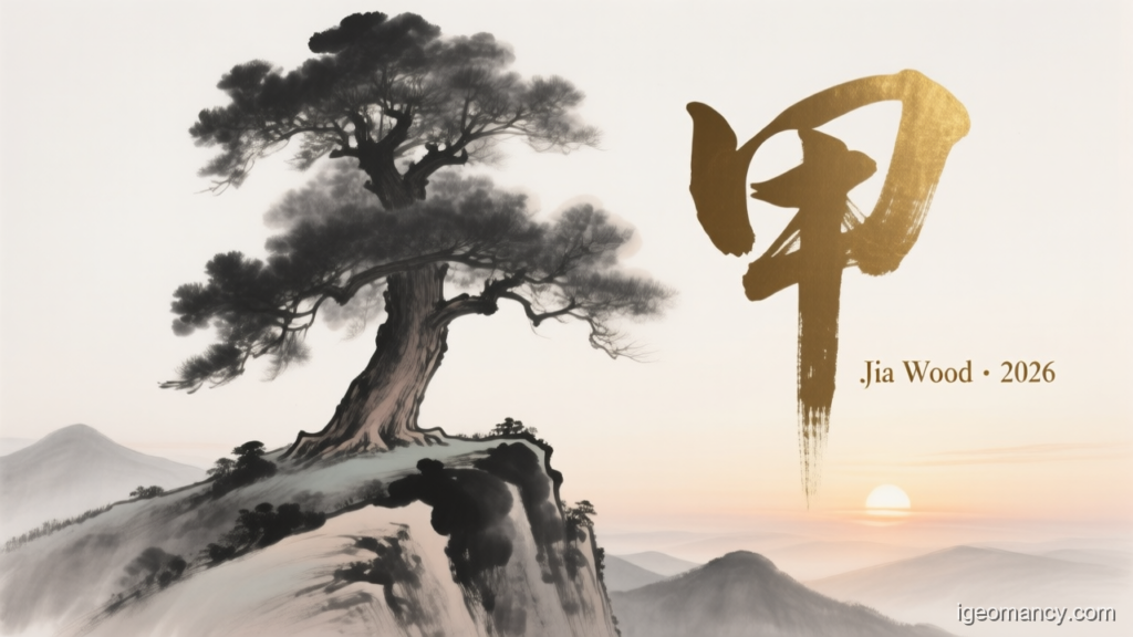 Jia Wood · 2026 — Jia Yang Wood Day Master BaZi Forecast: August 13, 2026 — 己未 Earth Goat Day | iGeomancy