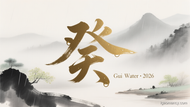 Gui Yin Water Day Master BaZi Forecast: August 15, 2026 — 辛酉 Metal Rooster Day | iGeomancy
