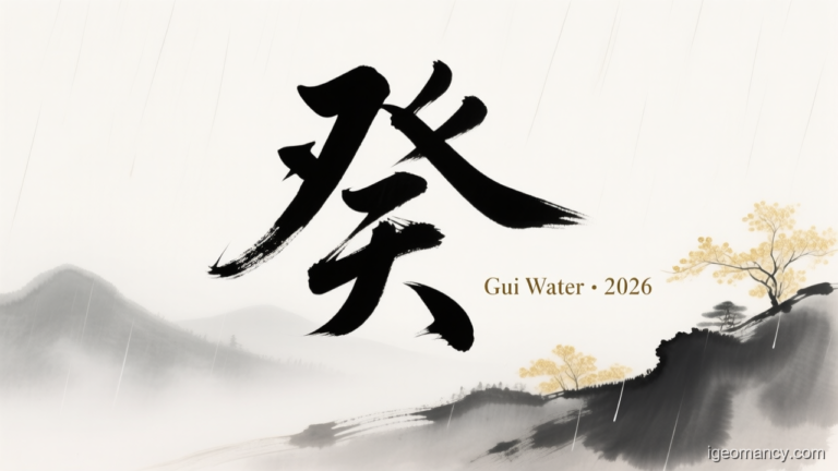 Gui Yin Water Day Master BaZi Forecast: August 16, 2026 — 壬戌 Water Dog Day | iGeomancy
