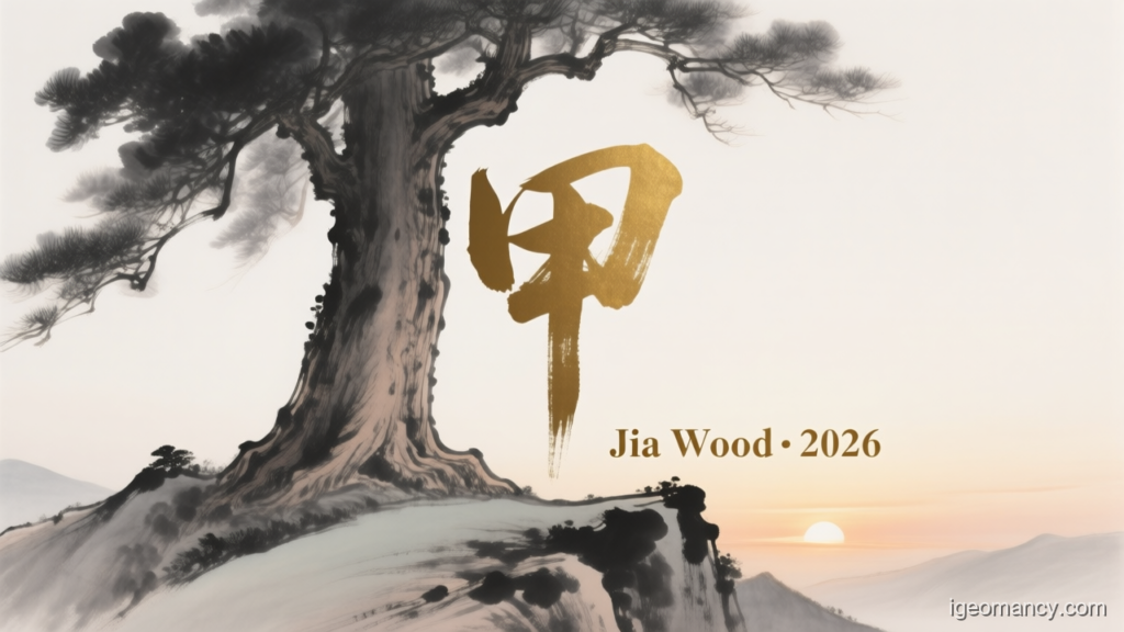 Jia Wood · 2026 — Jia Yang Wood Day Master BaZi Forecast: August 17, 2026 — 癸亥 Water Pig Day | iGeomancy