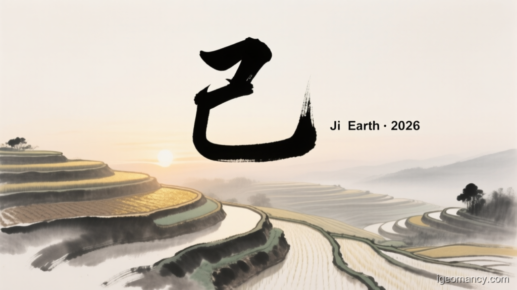 Ji Earth · 2026 — Ji Yin Earth Day Master BaZi Forecast: August 19, 2026 — 乙丑 Wood Ox Day | iGeomancy