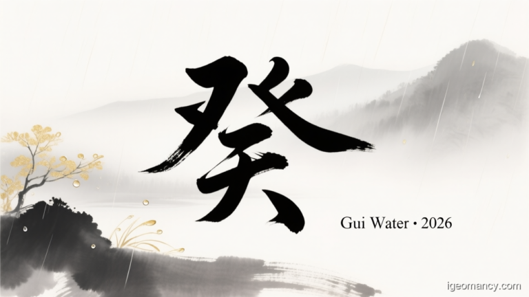 Gui Yin Water Day Master BaZi Forecast: August 19, 2026 — 乙丑 Wood Ox Day | iGeomancy