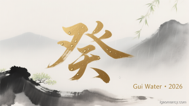 Gui Yin Water Day Master BaZi Forecast: August 20, 2026 — 丙寅 (Fire Tiger) Day | iGeomancy