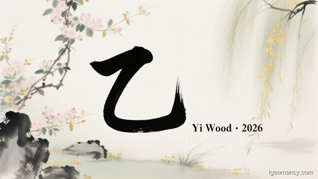 Yi Wood · 2026 — Yi Yin Wood Day Master BaZi Forecast: August 21, 2026 — 丁卯 Fire Rabbit Day | iGeomancy