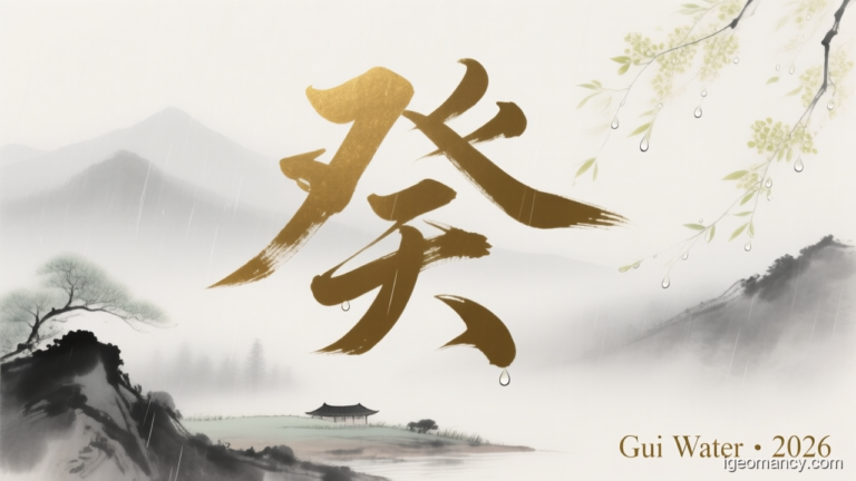 Gui Yin Water Day Master BaZi Forecast: August 21, 2026 — 丁卯 Fire Rabbit Day | iGeomancy
