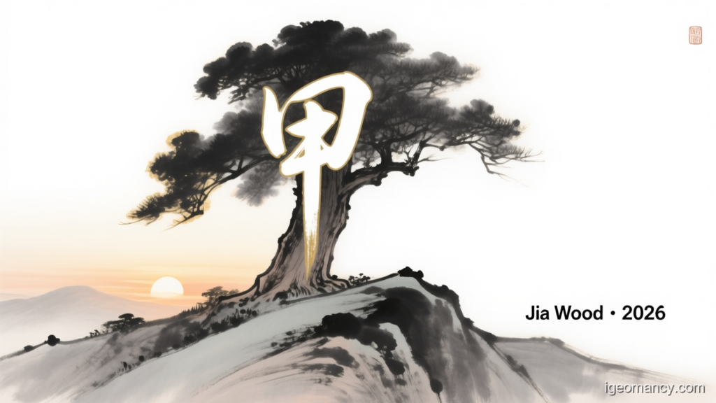 Jia Wood · 2026 — Jia Yang Wood Day Master BaZi Forecast: August 22, 2026 — 戊辰 Earth Dragon Day | iGeomancy