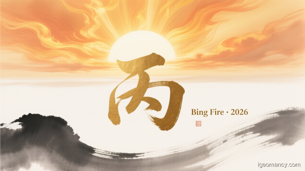 Bing Fire · 2026 — Bing Yang Fire Day Master BaZi Forecast: August 22, 2026 — 戊辰 Earth Dragon Day | iGeomancy