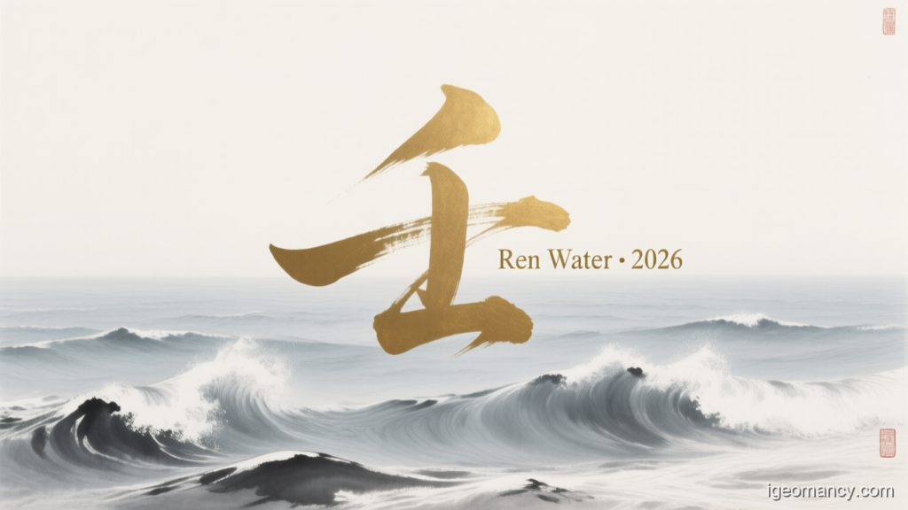 Ren Water · 2026 — Ren Yang Water Day Master BaZi Forecast: August 22, 2026 — 戊辰 Earth Dragon Day | iGeomancy