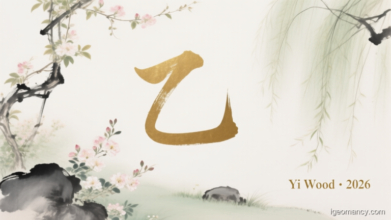 Yi Yin Wood Day Master BaZi Forecast: August 24, 2026 — 庚午 Metal Horse Day | iGeomancy