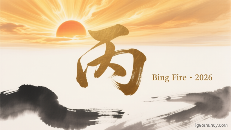 Bing Yang Fire Day Master BaZi Forecast: August 24, 2026 — 庚午 Metal Horse Day | iGeomancy