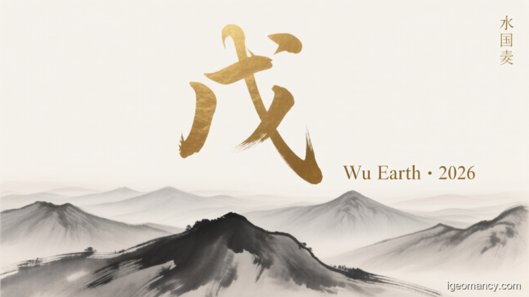 Wu Yang Earth Day Master BaZi Forecast: August 24, 2026 — 庚午 (Metal Horse) Day | iGeomancy