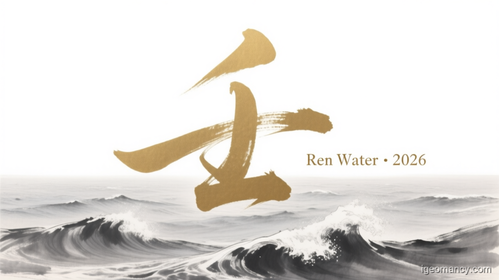 Ren Water · 2026 — Ren Yang Water Day Master BaZi Forecast: August 24, 2026 — 庚午 (Metal Horse) Day | iGeomancy