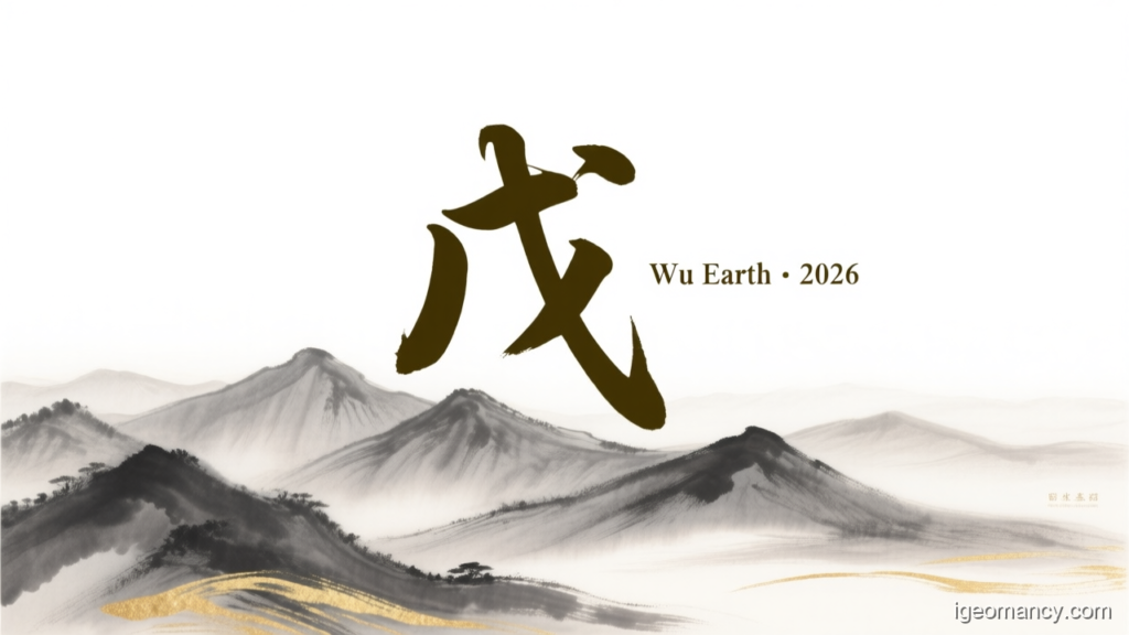 Wu Earth · 2026 — Wu Yang Earth Day Master BaZi Forecast: August 26, 2026 — 壬申 Water Monkey Day | iGeomancy