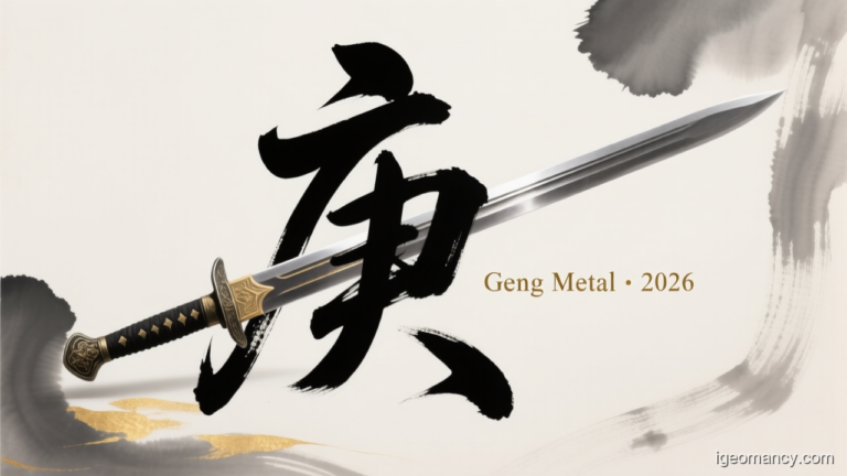 Geng Yang Metal Day Master BaZi Forecast: August 26, 2026 — 壬申 Water Monkey Day | iGeomancy