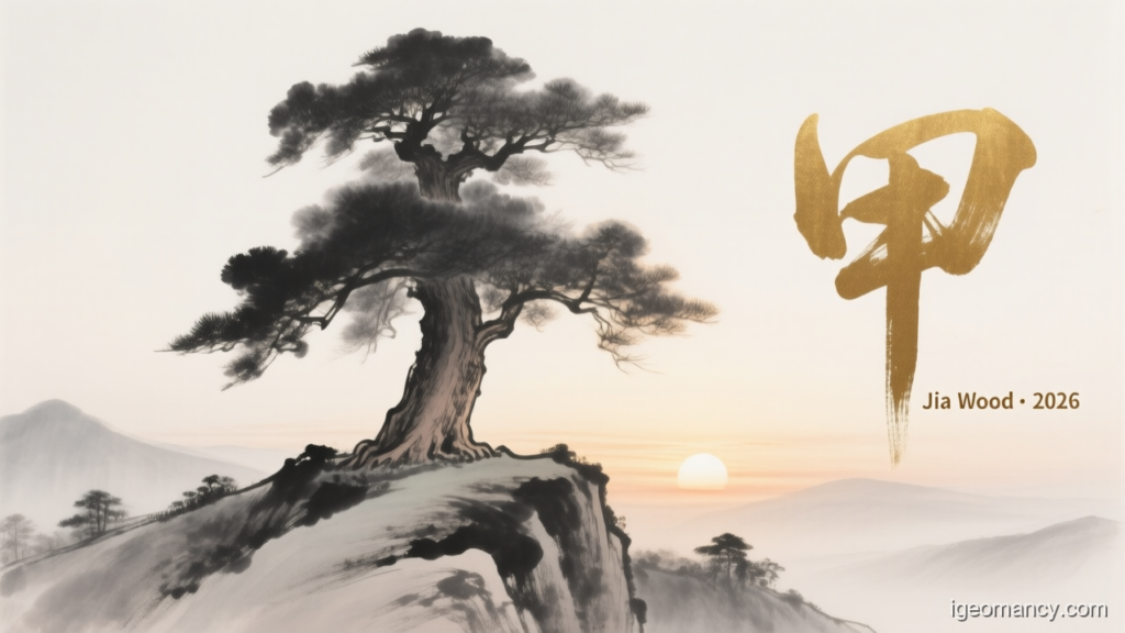 Jia Wood · 2026 — Jia Yang Wood Day Master BaZi Forecast: August 29, 2026 — 乙亥 Wood Pig Day | iGeomancy