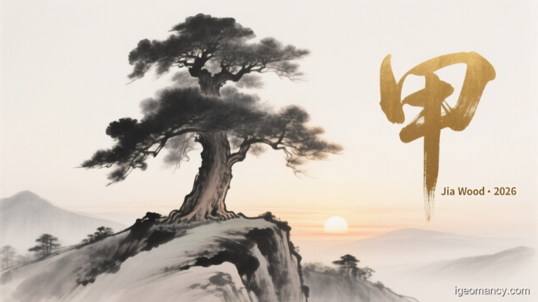 Jia Yang Wood Day Master BaZi Forecast: August 29, 2026 — 乙亥 Wood Pig Day | iGeomancy