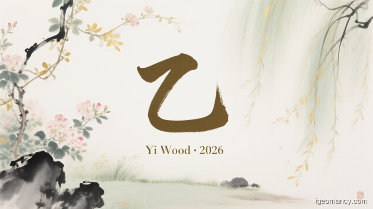 Yi Yin Wood Day Master BaZi Forecast: August 29, 2026 — 乙亥 (Wood Pig) Day | iGeomancy