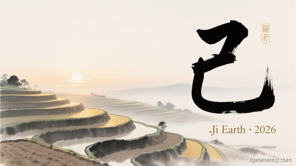 Ji Earth · 2026 — Ji Yin Earth Day Master BaZi Forecast: August 29, 2026 — 乙亥 Wood Pig Day | iGeomancy