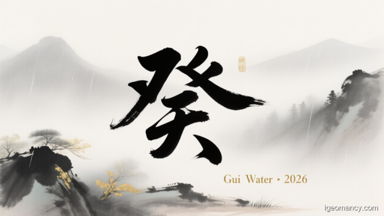 Gui Yin Water Day Master BaZi Forecast: August 29, 2026 — 乙亥 Wood Pig Day | iGeomancy