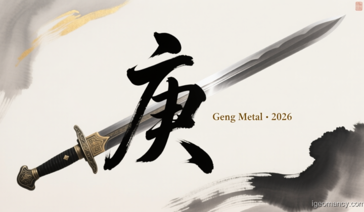 Geng Yang Metal Day Master BaZi Forecast: August 30, 2026 — 丙子 Fire Rat Day | iGeomancy