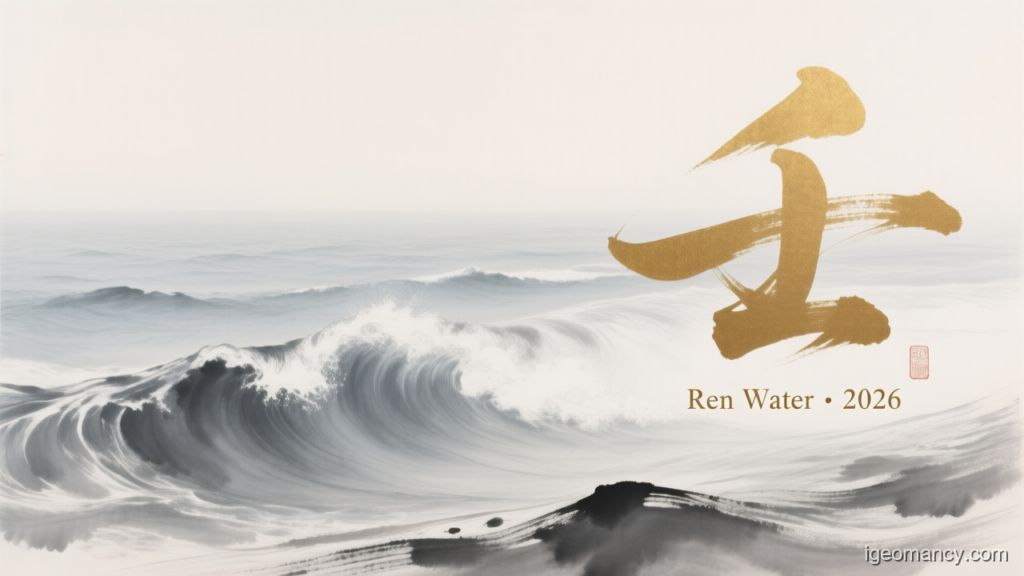 Ren Water · 2026 — Ren Yang Water Day Master BaZi Forecast: August 30, 2026 — 丙子 Fire Rat Day | iGeomancy