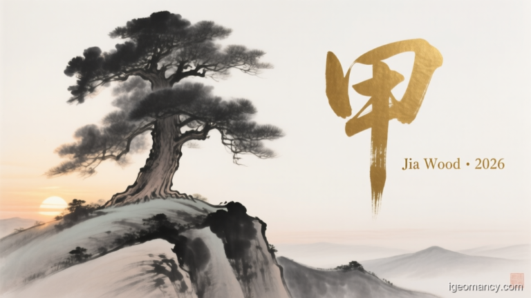 Jia Yang Wood Day Master BaZi Forecast: August 31, 2026 — 丁丑 Fire Ox Day | iGeomancy