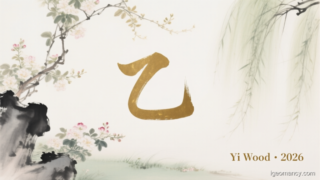 Yi Wood · 2026 — Yi Yin Wood Day Master BaZi Forecast: August 31, 2026 — 丁丑 Fire Ox Day | iGeomancy