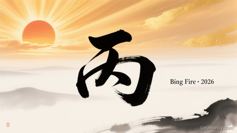 Bing Yang Fire Day Master BaZi Forecast: August 31, 2026 — 丁丑 (Fire Ox) Day | iGeomancy