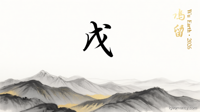 Wu Yang Earth Day Master BaZi Forecast: August 31, 2026 — 丁丑 Fire Ox Day | iGeomancy