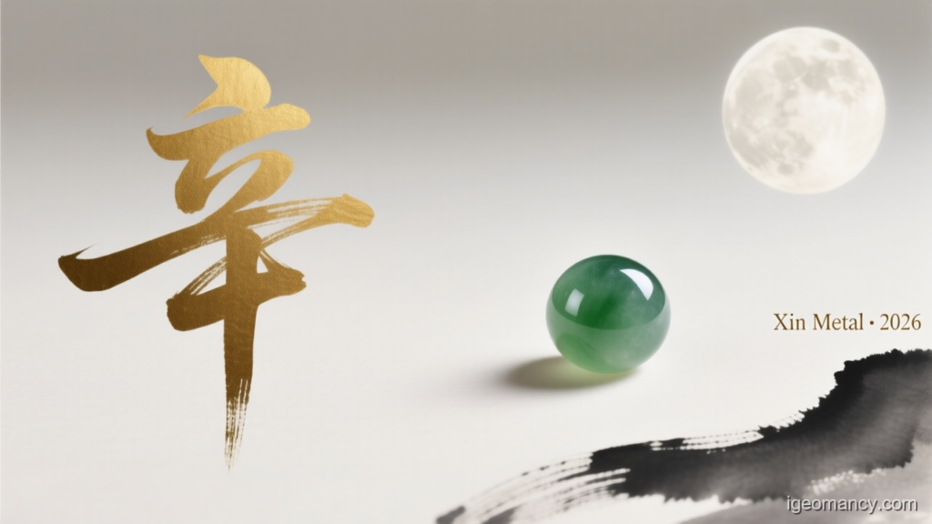 Xin Metal · 2026 — Xin Yin Metal Day Master BaZi Forecast: August 31, 2026 — 丁丑 Fire Ox Day | iGeomancy