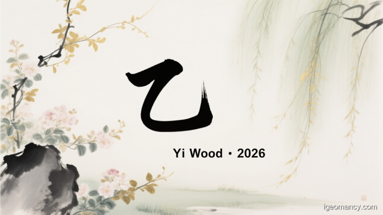 Yi Yin Wood Day Master BaZi Forecast: September 1, 2026 — 戊寅 Earth Tiger Day | iGeomancy