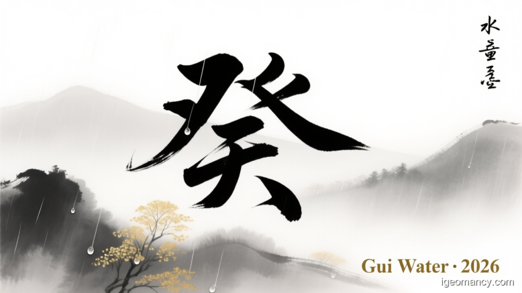 Gui Water · 2026 — Gui Yin Water Day Master BaZi Monthly Forecast: September 2026 — 丙申 Fire Monkey Month | iGeomancy
