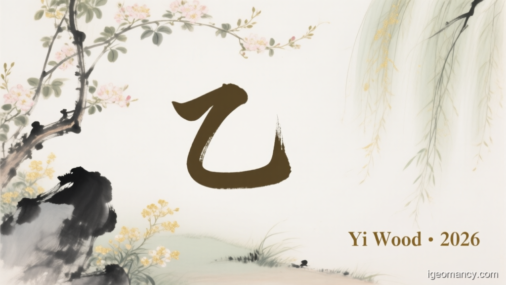 Yi Wood · 2026 — Yi Yin Wood Day Master BaZi Forecast: September 2, 2026 — 己卯 Earth Rabbit Day | iGeomancy