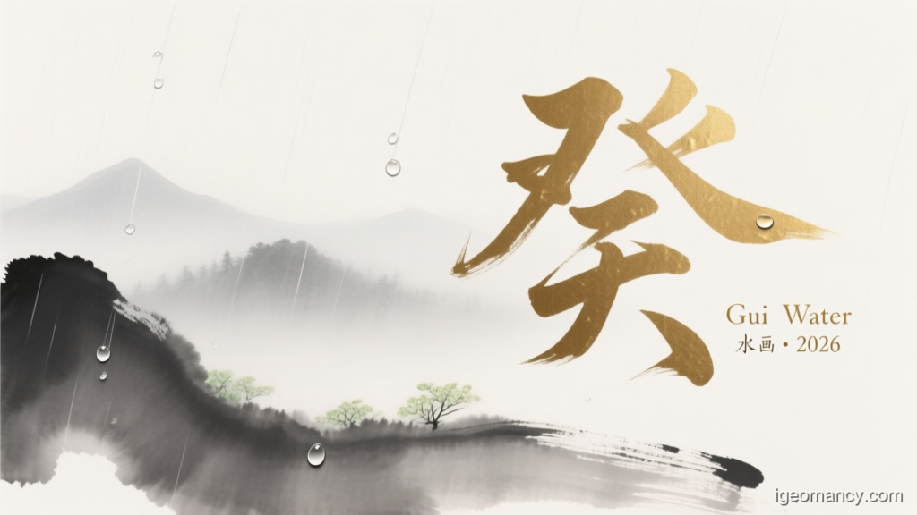 Gui Water · 2026 — Gui Yin Water Day Master BaZi Forecast: September 2, 2026 — 己卯 Earth Rabbit Day | iGeomancy