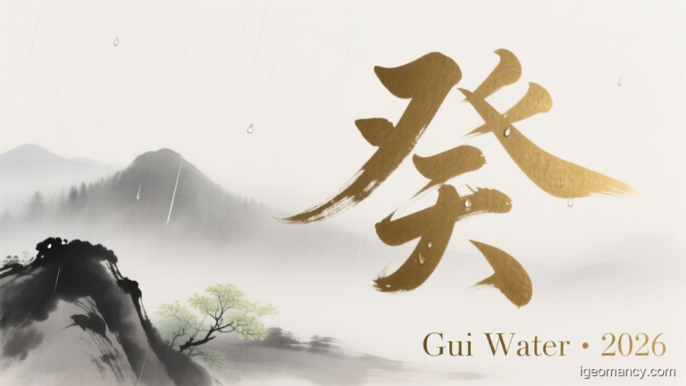 Gui Yin Water Day Master BaZi Forecast: September 3, 2026 — 庚辰 (Metal Dragon) Day | iGeomancy