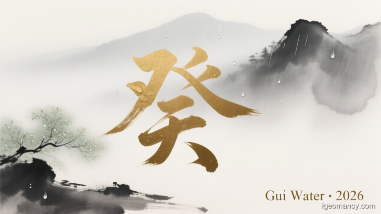 Gui Yin Water Day Master BaZi Forecast: September 4, 2026 — 辛巳 Metal Snake Day | iGeomancy