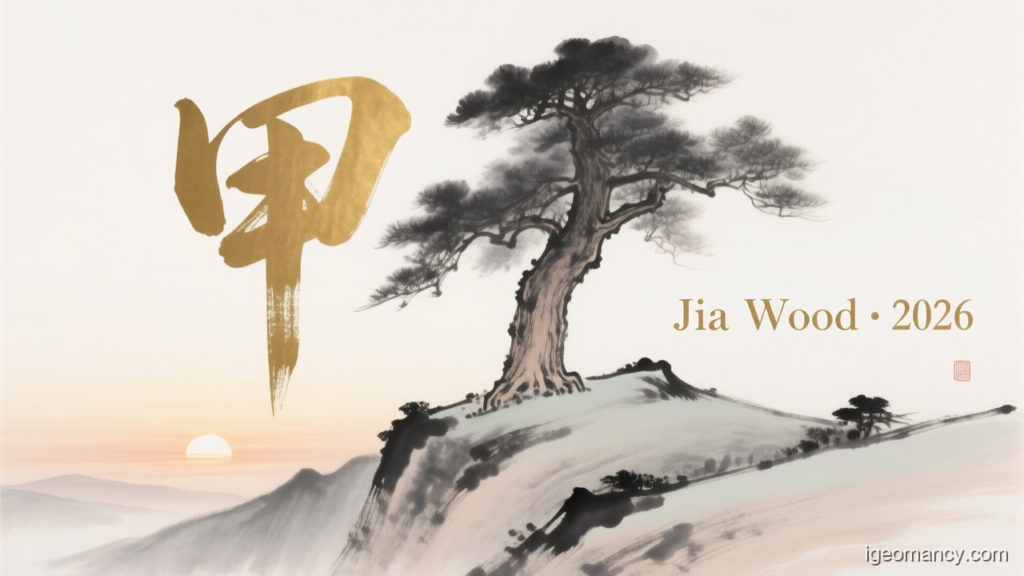 Jia Wood · 2026 — Jia Yang Wood Day Master BaZi Forecast: September 6, 2026 — 癸未 Water Goat Day | iGeomancy