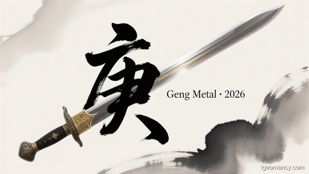 Geng Metal · 2026 — Geng Yang Metal Day Master BaZi Forecast: September 7, 2026 — 甲申 Wood Monkey Day | iGeomancy