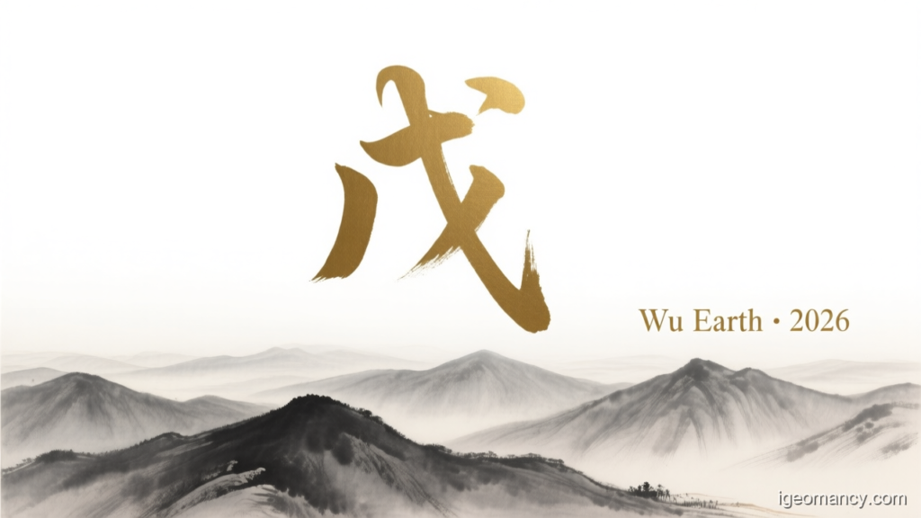 Wu Earth · 2026 — Wu Yang Earth Day Master BaZi Forecast: September 9, 2026 — 丙戌 Fire Dog Day | iGeomancy