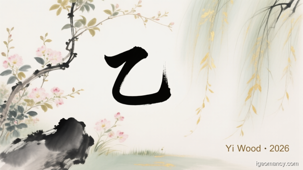Yi Wood · 2026 — Yi Yin Wood Day Master BaZi Forecast: September 10, 2026 — 丁亥 Fire Pig Day | iGeomancy