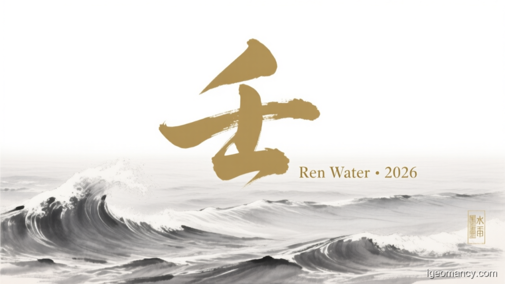 Ren Water · 2026 — Ren Yang Water Day Master BaZi Forecast: September 10, 2026 — 丁亥 Fire Pig Day | iGeomancy