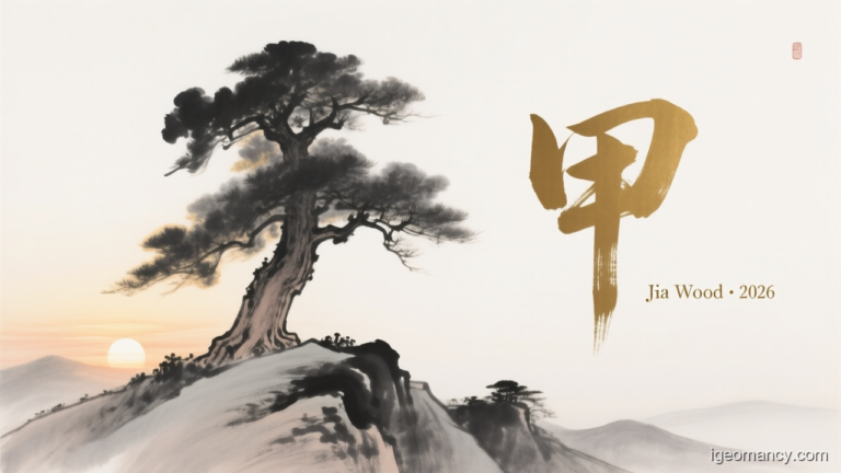 Jia Yang Wood Day Master BaZi Forecast: September 12, 2026 — 己丑 Earth Ox Day | iGeomancy