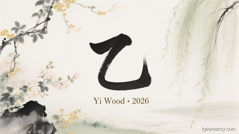 Yi Yin Wood Day Master BaZi Forecast: September 12, 2026 — 己丑 Earth Ox Day | iGeomancy