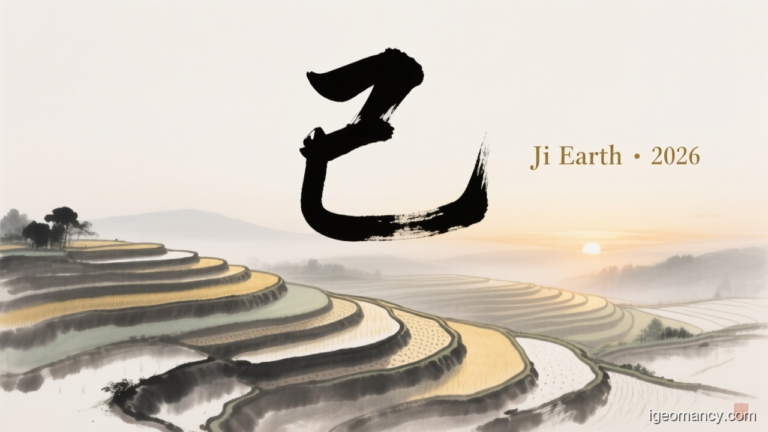Ji Yin Earth Day Master BaZi Forecast: September 12, 2026 — 己丑 Earth Ox Day | iGeomancy