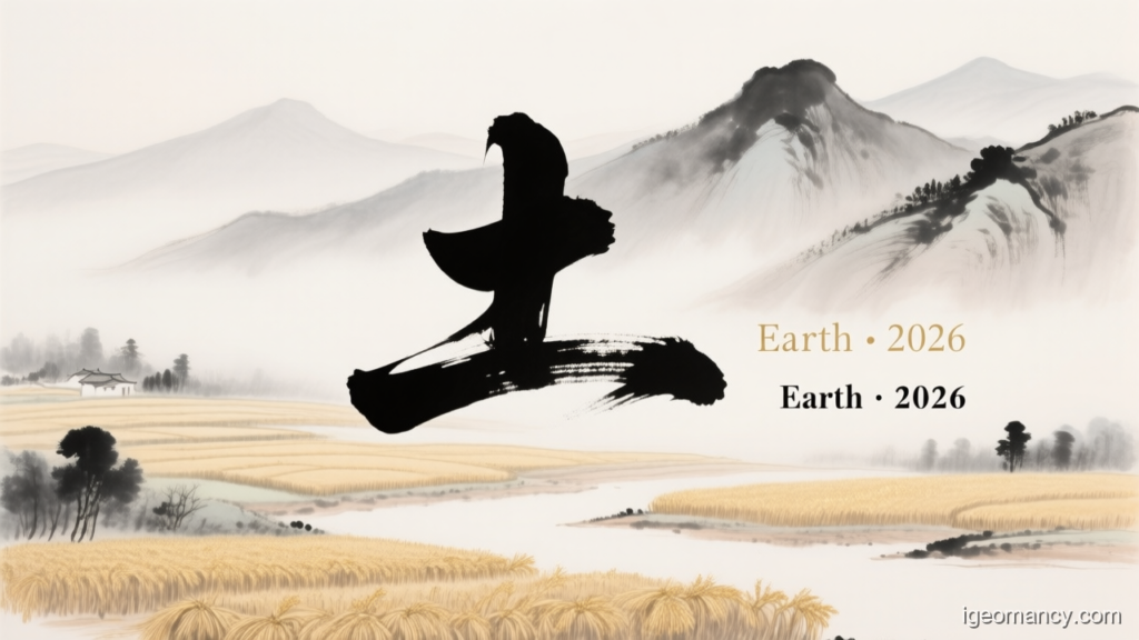 Earth · 2026 — Tong Shu 通書 Daily Almanac: 2026-09-12 — 定 (月令三合的日子。 宜：祭祀、祈福、嫁娶、造屋、求嗣、纳财。 忌：诉讼、出行、交涉。) Day | iGeomancy