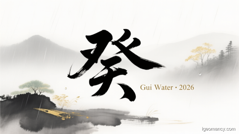 Gui Yin Water Day Master BaZi Forecast: September 14, 2026 — 辛卯 (Metal Rabbit) Day | iGeomancy