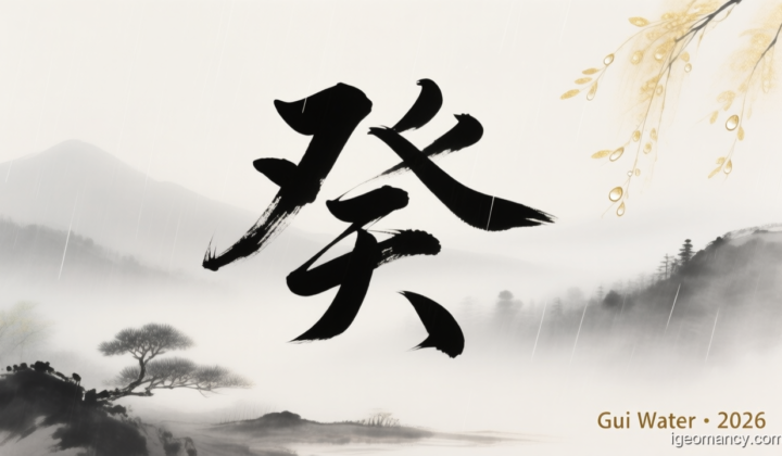 Gui Yin Water Day Master BaZi Forecast: September 15, 2026 — 壬辰 Water Dragon Day | iGeomancy