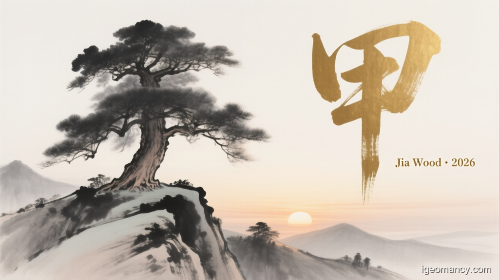 Jia Wood · 2026 — Jia Yang Wood Day Master BaZi Forecast: September 18, 2026 — 乙未 Wood Goat Day | iGeomancy